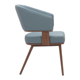 Poise Dining Chair, Azure Gray-Furniture - Dining-High Fashion Home