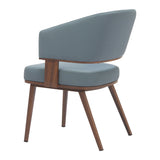 Poise Dining Chair, Azure Gray-Furniture - Dining-High Fashion Home