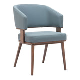 Poise Dining Chair, Azure Gray-Furniture - Dining-High Fashion Home
