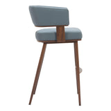 Poise Barstool, Azure Gray-Furniture-High Fashion Home