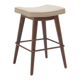Divat Counter Stool, Beige, Set of 2-Furniture-High Fashion Home