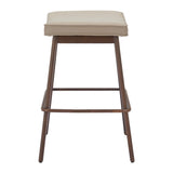 Divat Counter Stool, Beige, Set of 2-Furniture-High Fashion Home