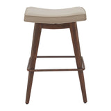 Divat Counter Stool, Beige, Set of 2-Furniture-High Fashion Home