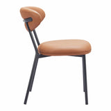 Rorun Dining Chair, Brown, Set of 2-Furniture - Dining-High Fashion Home