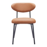 Rorun Dining Chair, Brown, Set of 2-Furniture - Dining-High Fashion Home