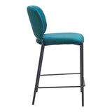 Plat Counter Stool, Green, Set of 2-Furniture-High Fashion Home