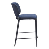Plat Counter Stool, Blue, Set of 2-Furniture-High Fashion Home