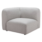 Biak Corner Chair, Gray-Furniture - Chair-High Fashion Home