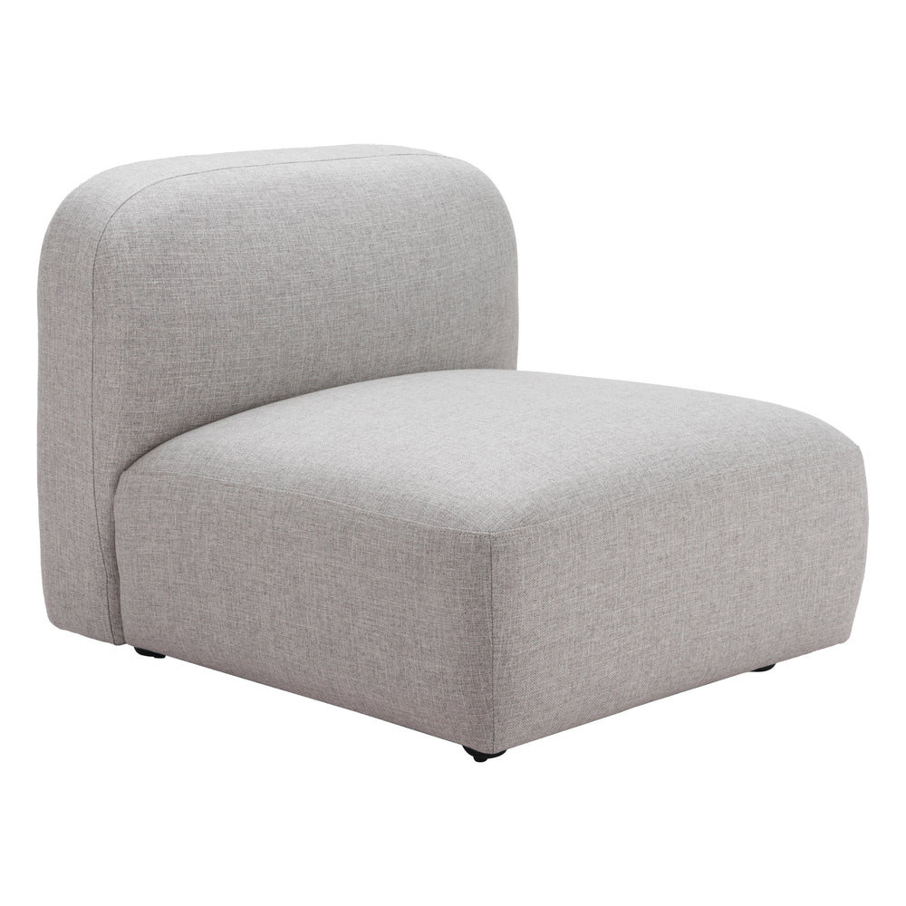 Biak Middle Chair, Gray-Furniture - Chair-High Fashion Home