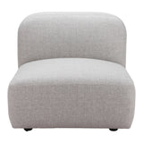 Biak Middle Chair, Gray-Furniture - Chair-High Fashion Home