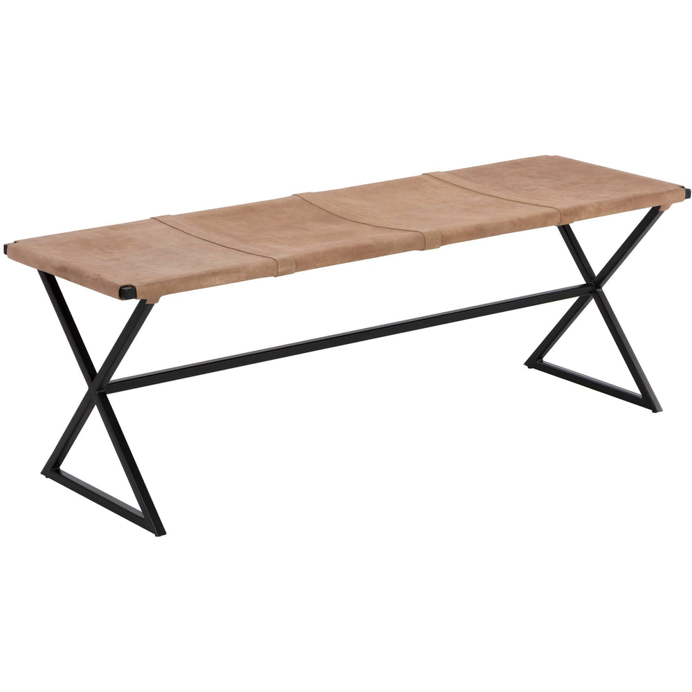 Elon Leather Bench by Sunpan