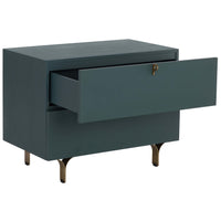 Celine Large Nightstand, Teal