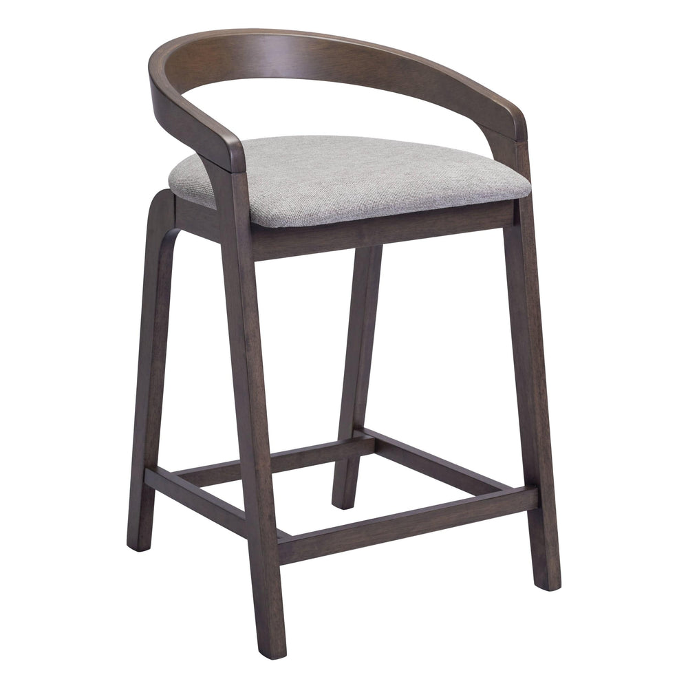 Troy Counter Stool, Dove Gray, Set of 2-Furniture-High Fashion Home
