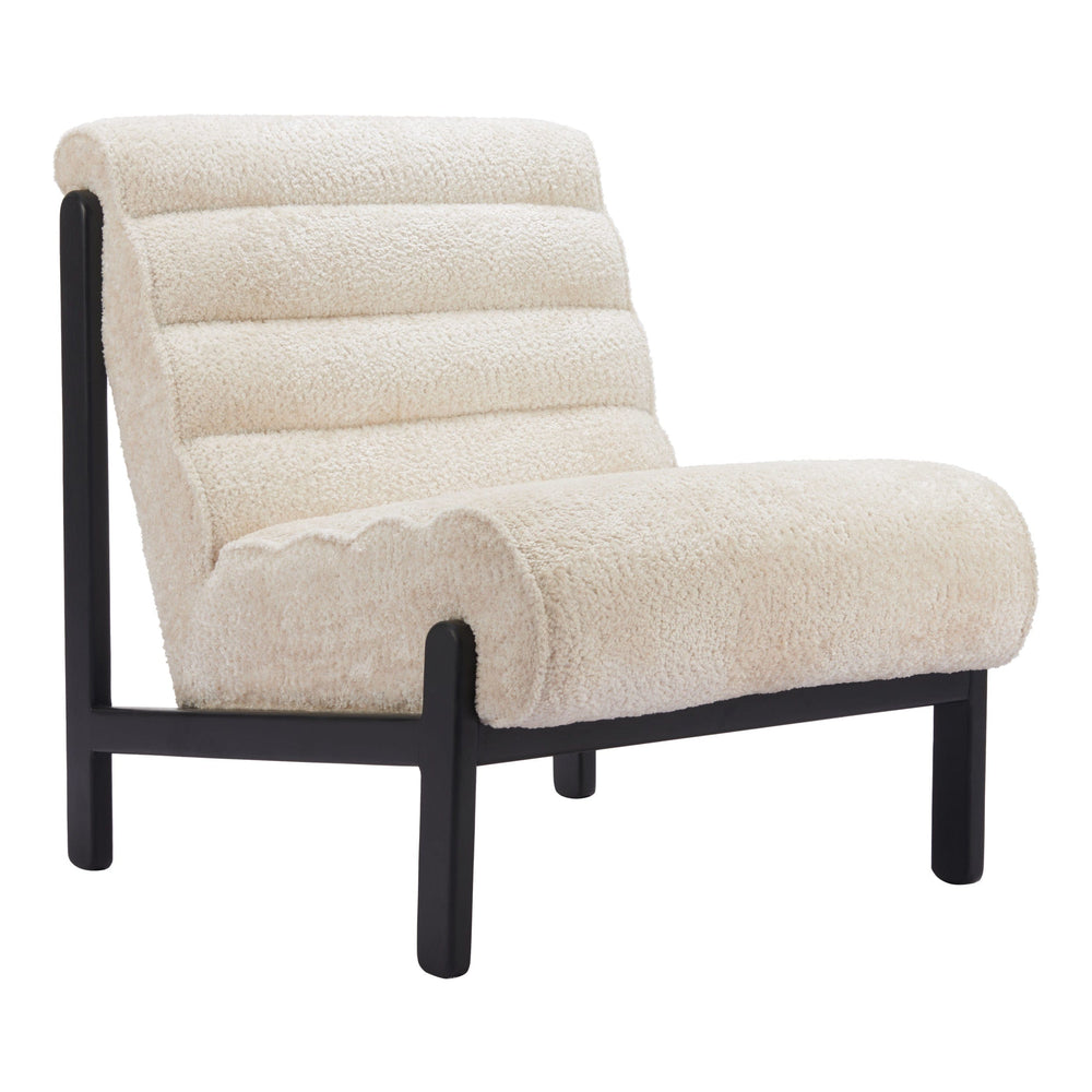 Maki Chair, Beige-Furniture - Chair-High Fashion Home