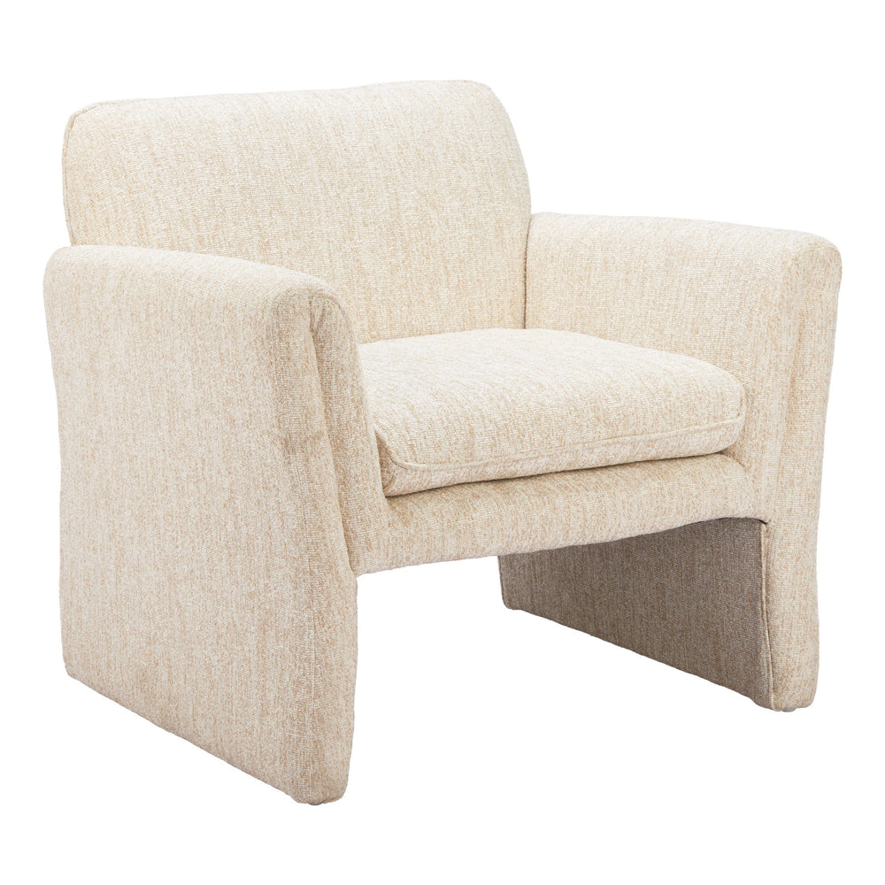 Dobra Chair, Oatmeal Beige-Furniture - Chair-High Fashion Home
