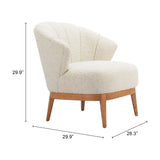 Leque Chair, Tawny Beige-Furniture - Chair-High Fashion Home