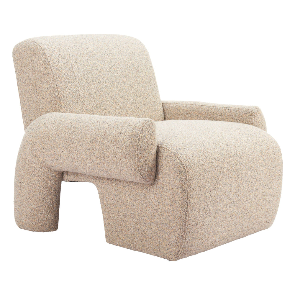 Rura Chair, Heathered Beige-Furniture - Chair-High Fashion Home
