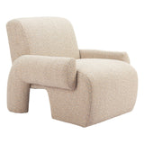Rura Chair, Heathered Beige-Furniture - Chair-High Fashion Home