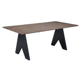 Lisse Rectangular Dining Table, Espresso-Furniture - Dining-High Fashion Home