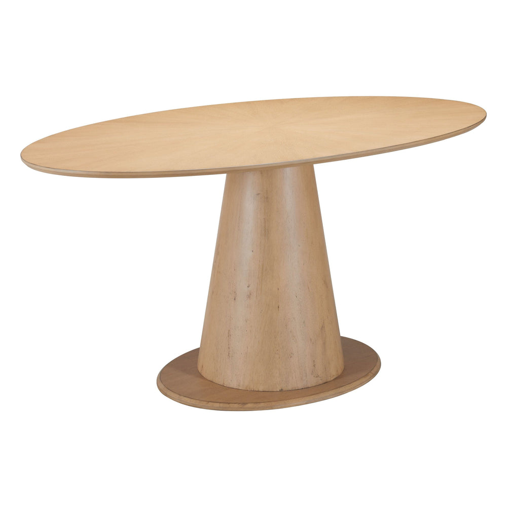 Disque Dining Table, Natural-Furniture - Dining-High Fashion Home