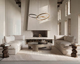 Brunetto Coffee Table, Large, Ash Grey-Furniture - Accent Tables-High Fashion Home