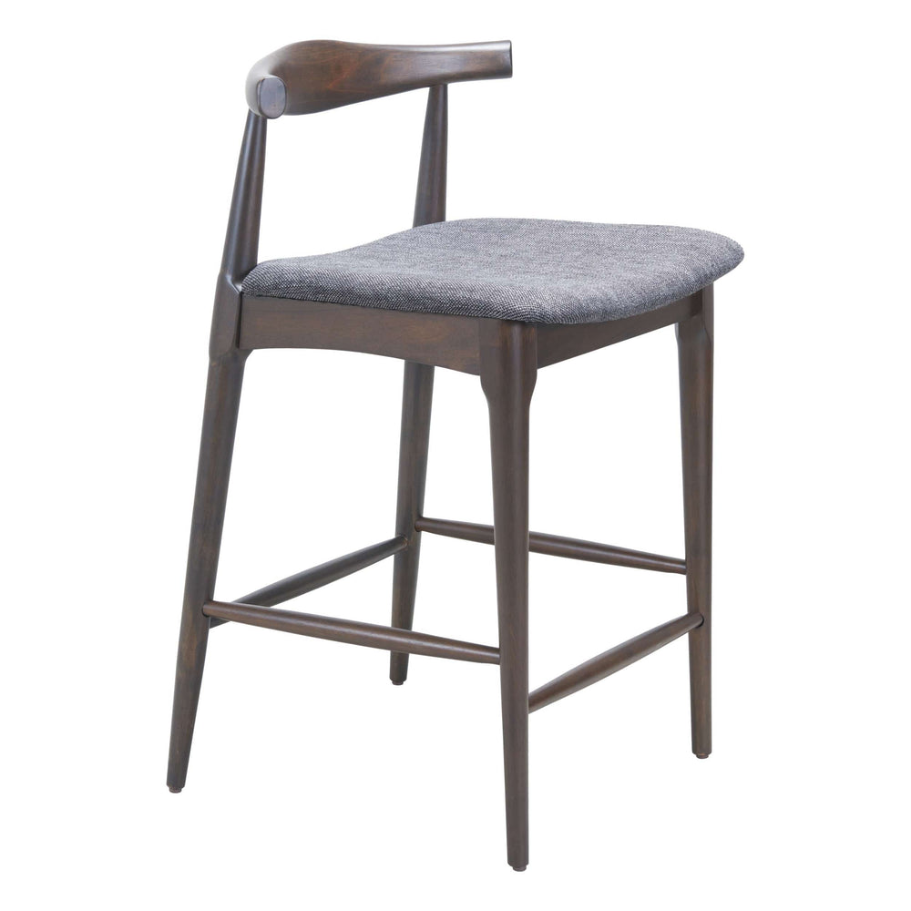 Tuzka Counter Stool, Gray, Set of 2-Furniture-High Fashion Home