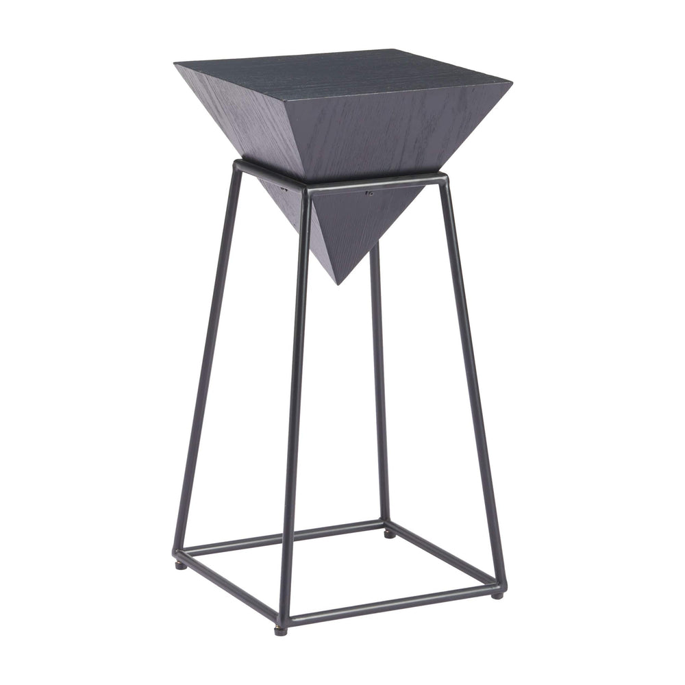 Pira Side Table, Black-Furniture - Accent Tables-High Fashion Home