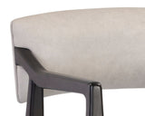 Keagan Leather Bar & Counter Stool, Saloon Light Grey-Furniture - Dining-High Fashion Home