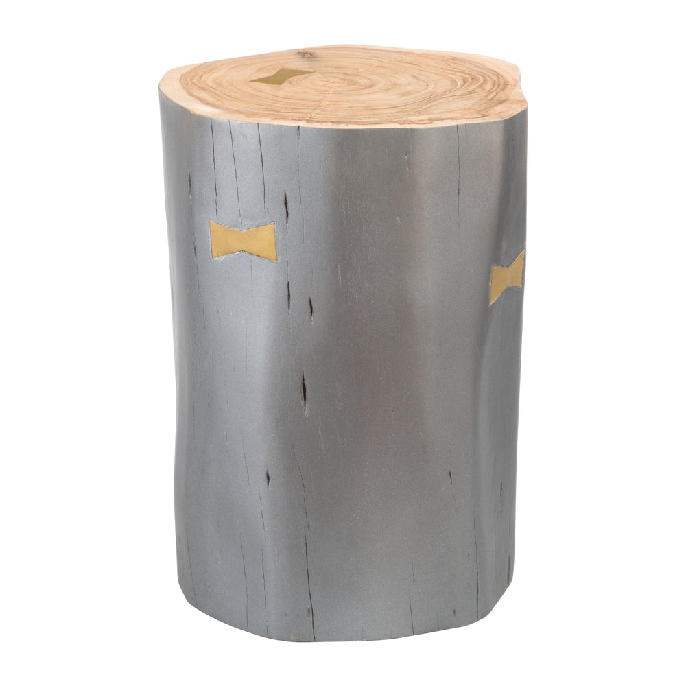 Sugra End Table, Gray-Furniture - Accent Tables-High Fashion Home