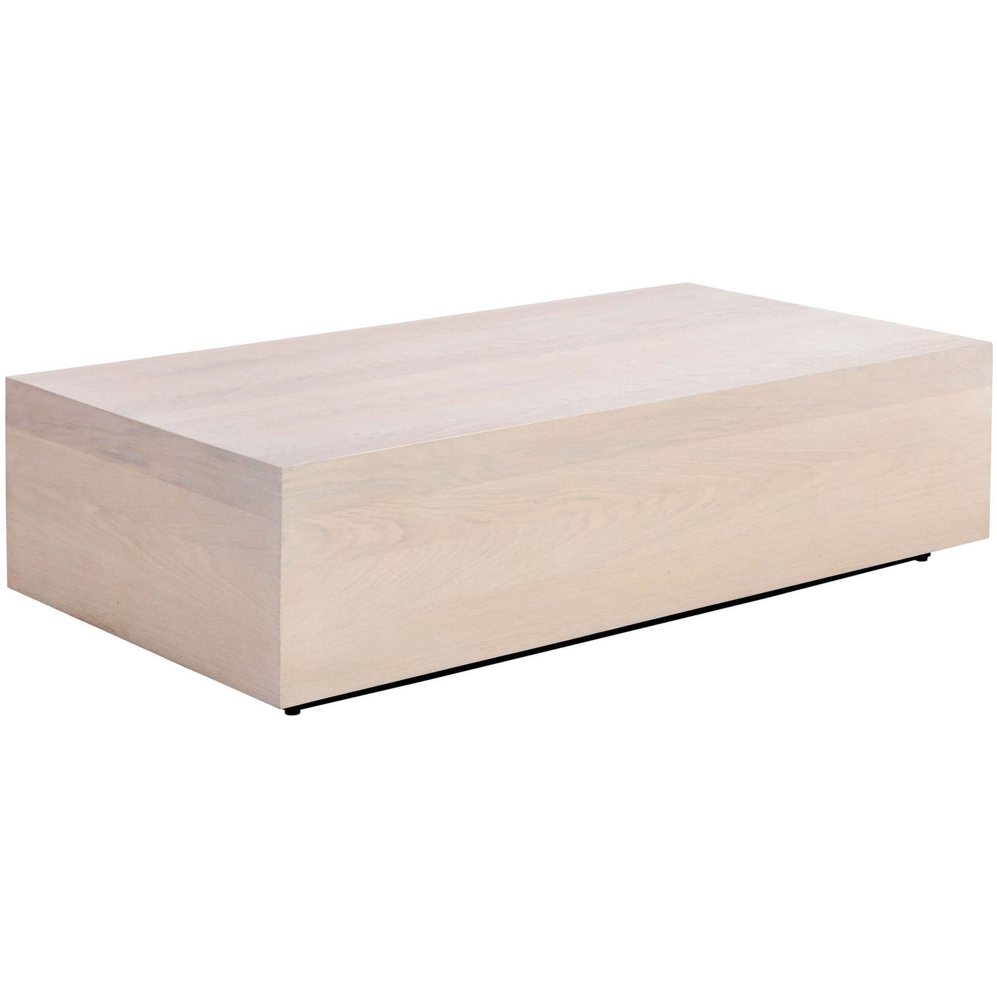 Light oak rectangular discount coffee table