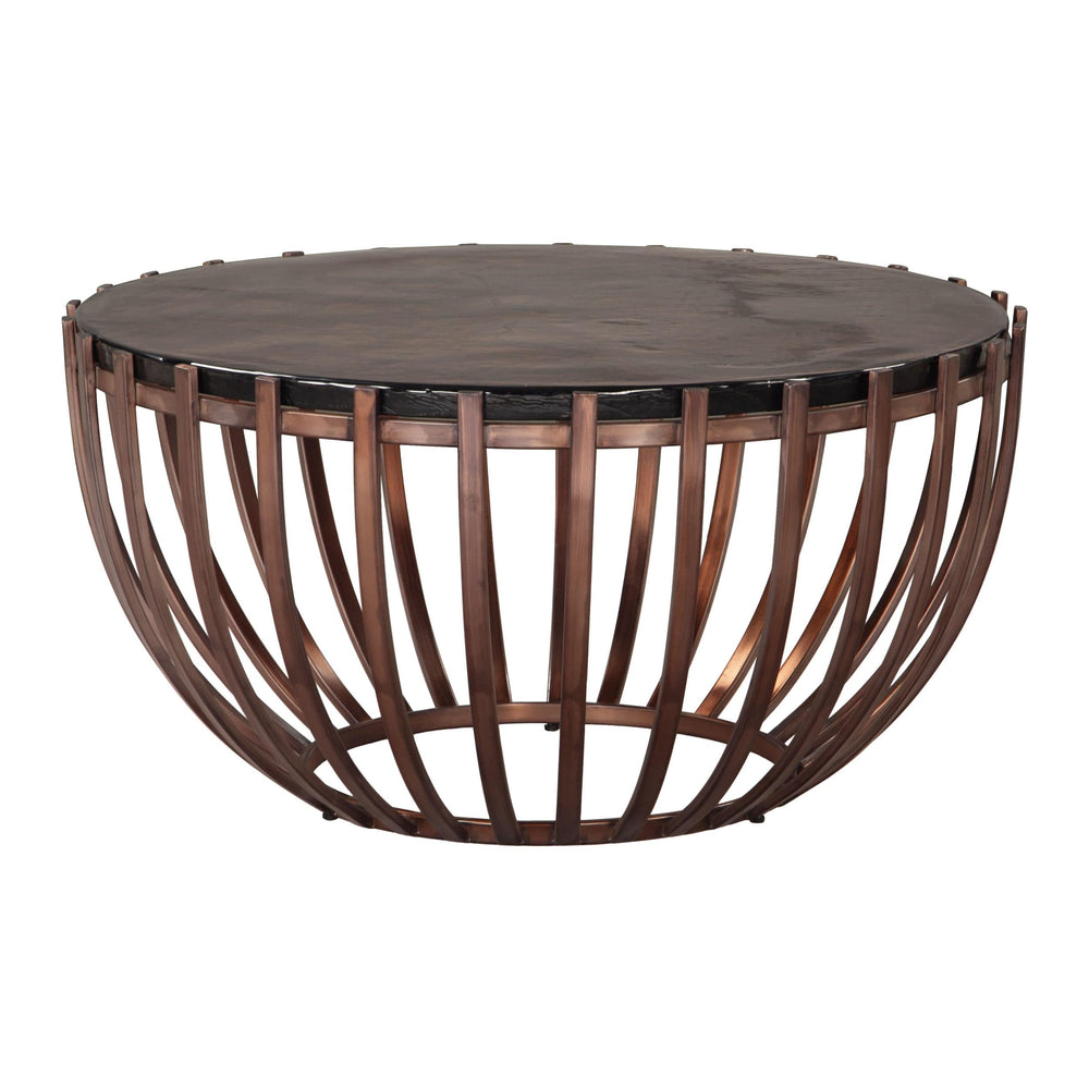 Kafig Coffee Table, Bronze-Furniture - Accent Tables-High Fashion Home
