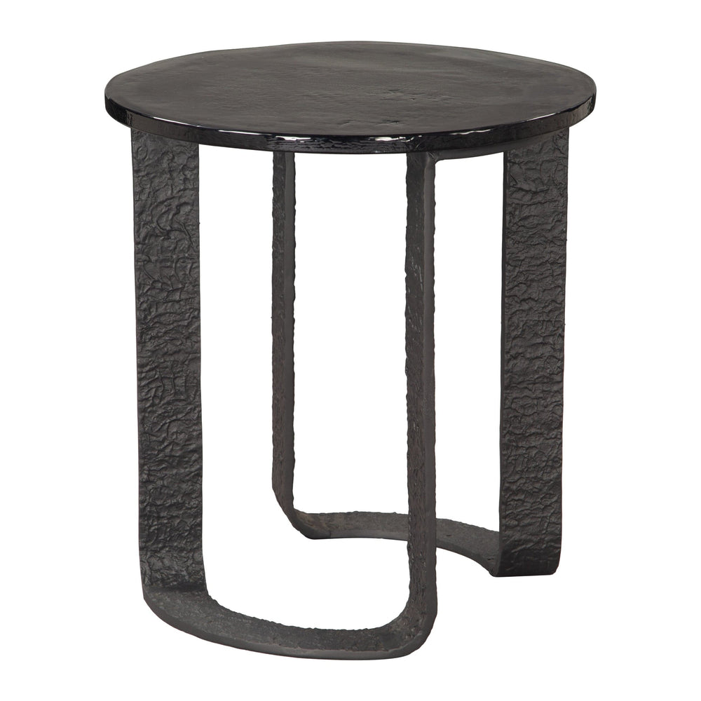 Divin Side Table, Black-Furniture - Accent Tables-High Fashion Home