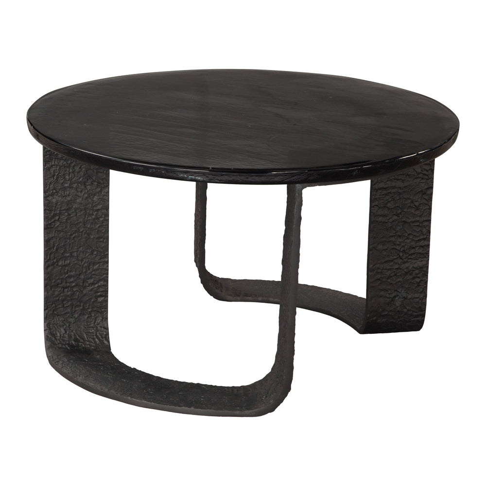 Divin Coffee Table, Black-Furniture - Accent Tables-High Fashion Home