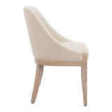 Calmo Dining Chair, Beige-Furniture - Dining-High Fashion Home