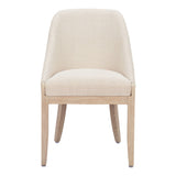 Calmo Dining Chair, Beige-Furniture - Dining-High Fashion Home