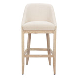 Calmo Bar Stool, Beige-Furniture-High Fashion Home