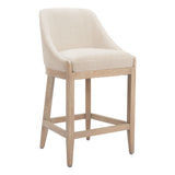 Calmo Counter Stool, Beige-Furniture-High Fashion Home