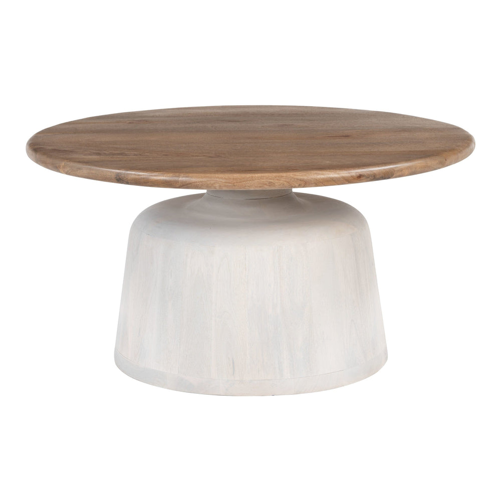 Goblet Coffee Table, Brown-Furniture - Accent Tables-High Fashion Home