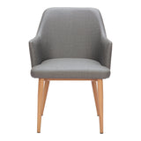 Wisom Dining Chair, Gray, Set of 2-Furniture - Dining-High Fashion Home
