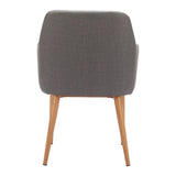 Wisom Dining Chair, Gray, Set of 2-Furniture - Dining-High Fashion Home