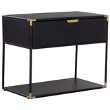 Doone Nightstand, Black