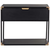 Doone Nightstand, Black