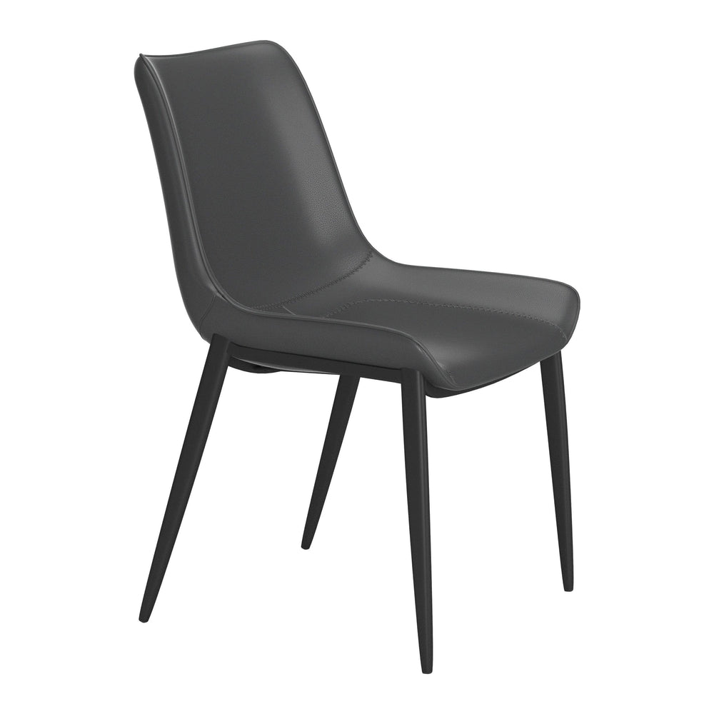 Magnus Dining Chair, Black, Set of 2-Furniture - Dining-High Fashion Home