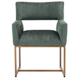 Greco Arm Chair, Aura Teal-Furniture - Chairs-High Fashion Home