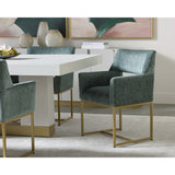 Greco Arm Chair, Aura Teal-Furniture - Chairs-High Fashion Home