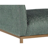 Greco Arm Chair, Aura Teal-Furniture - Chairs-High Fashion Home