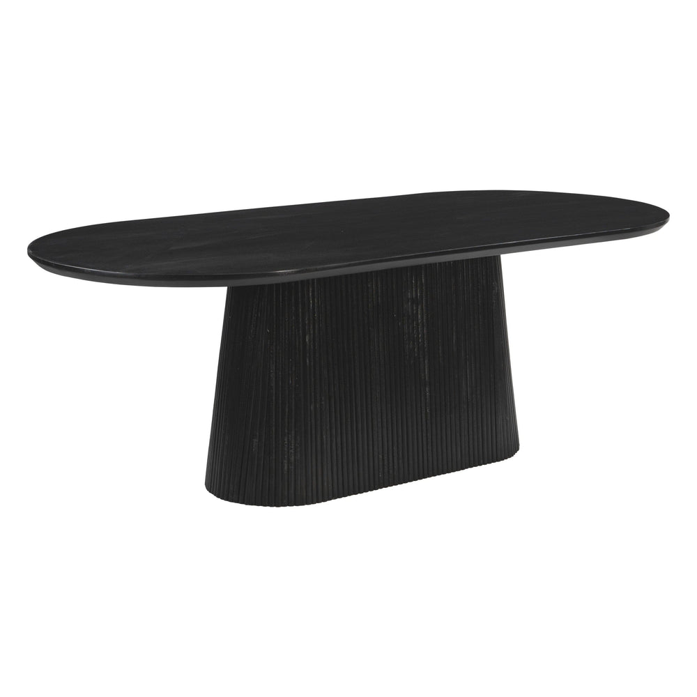 Sulco Dining Table, Black-Furniture - Dining-High Fashion Home