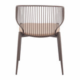 Silues Dining Chair, Taupe-Furniture - Dining-High Fashion Home