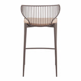 Silues Counter Stool, Taupe, Set of 2-Furniture-High Fashion Home