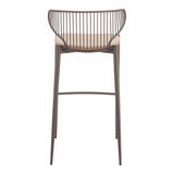 Silues Barstool, Taupe, Set of 2-Furniture-High Fashion Home